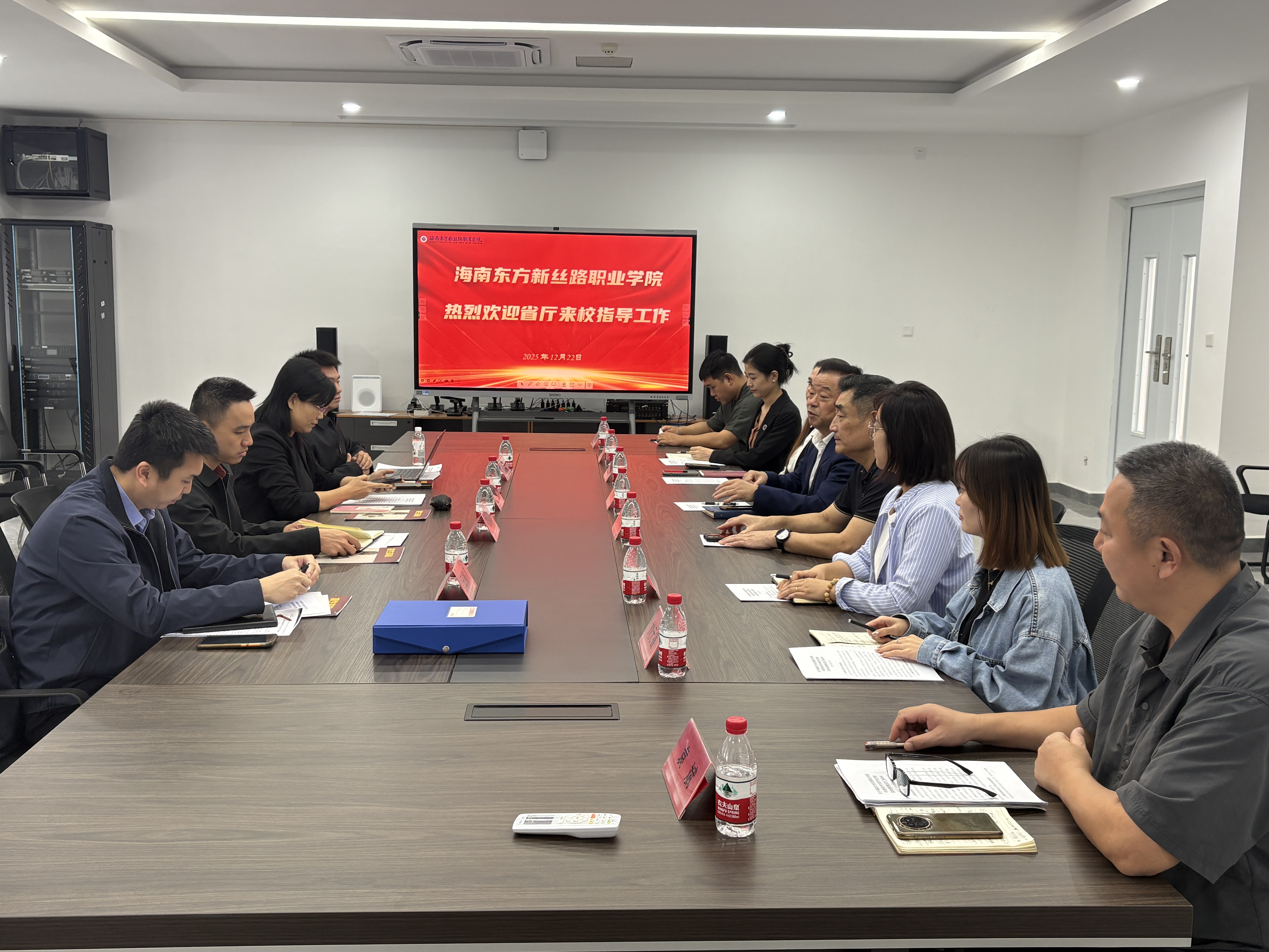 海南省教育厅等部门协同调研指导我校来华留学生招生资格筹备工作